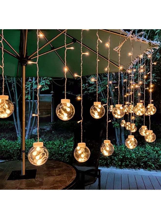 Wish Ball LED Fairy Lights – Decorative Hanging Globe String Lights for Indoor & Outdoor, Warm White Garden, Patio & Party Lights - Image 1